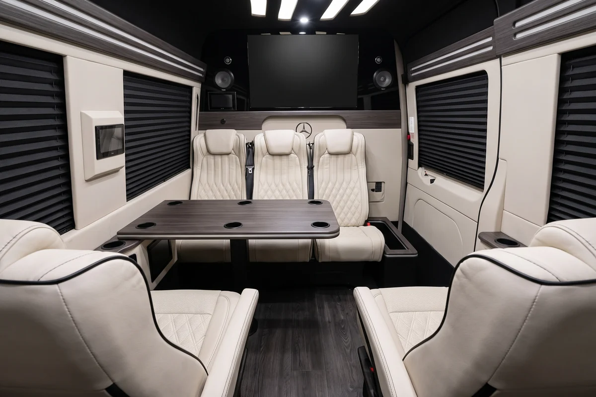13-passenger Executive Sprinter interior, view 1