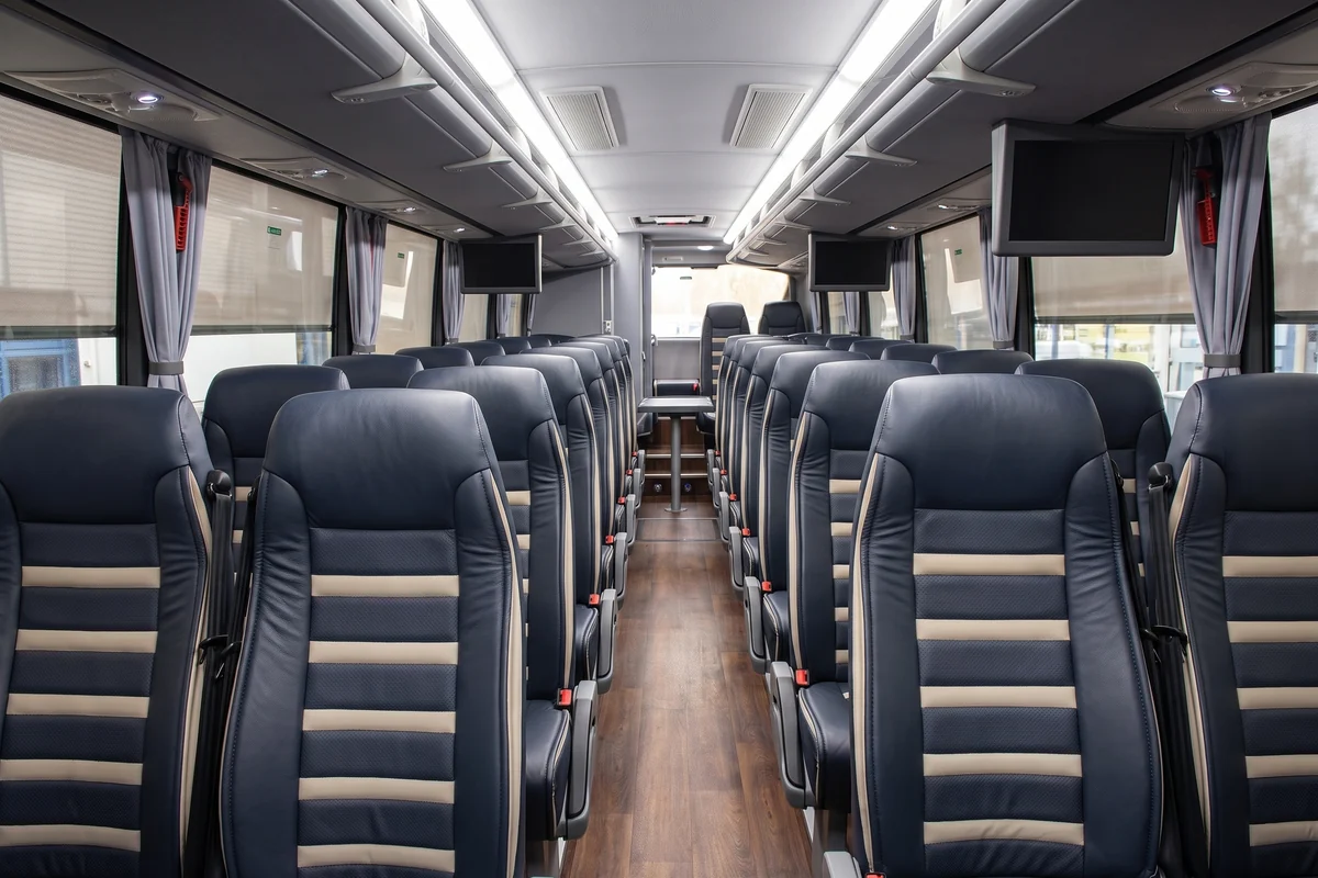 Full Size Bus interior, view 2
